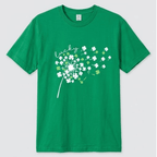 St. Patrick's Day Shirt - Dandelion Shamrock Flying Clover T-Shirt - Irish Day Lucky Tee