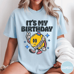 Retro Birthday T-Shirt - It's My Birthday Vintage Graphic Tee - Happy Birthday Shirt Gift