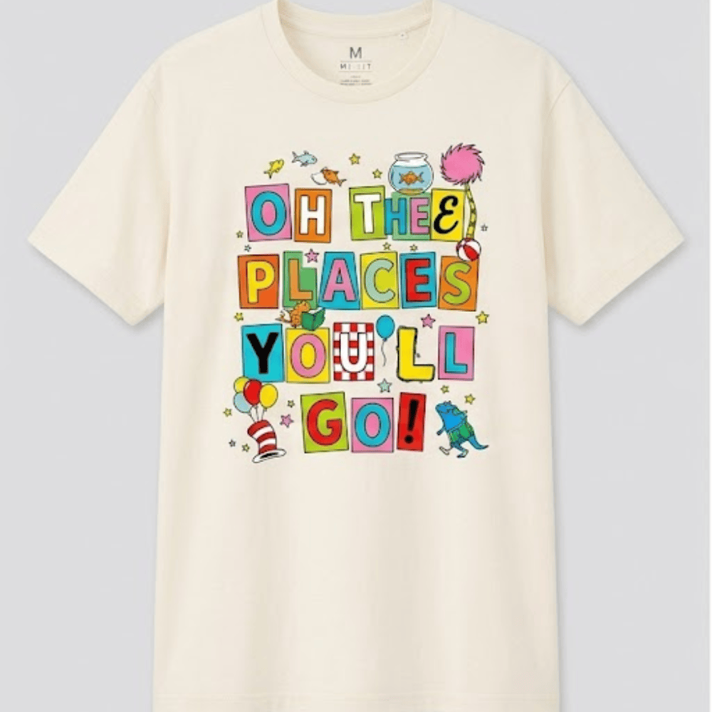 Oh The Places You'll Go T-Shirt - Inspirational Graduation & Teacher Tee