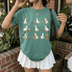Cute Goose Gardener T-Shirt - Funny Gardening Graphic Tee for Plant Lovers