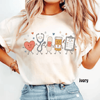 Nurse Doodle T-Shirt - Cute Medical Professional Tee - PICU Healthcare Worker Gift