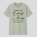 Funny Fishing T-Shirt - "Things I Do In My Spare Time" Fisherman Graphic Tee - Fishing Lover Gift