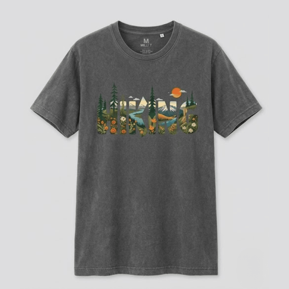 Hiking Shirt - Mountain Adventure Graphic Tee - Outdoor Nature Lover Apparel