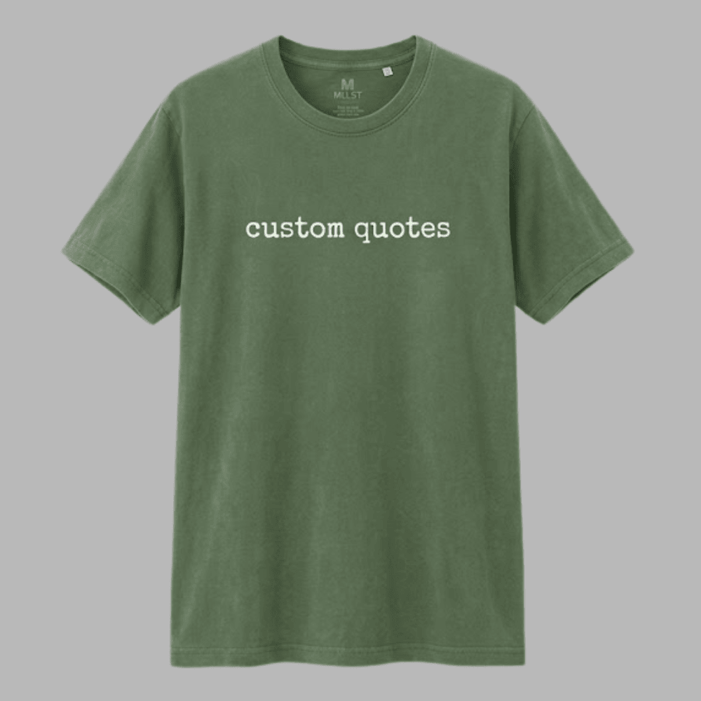 Custom Text Shirt - Personalized Soft Cotton Tee - Comfort Colors Custom Quote Shirt