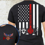 The Thin Red Line American Eagle Firefighter T-Shirt