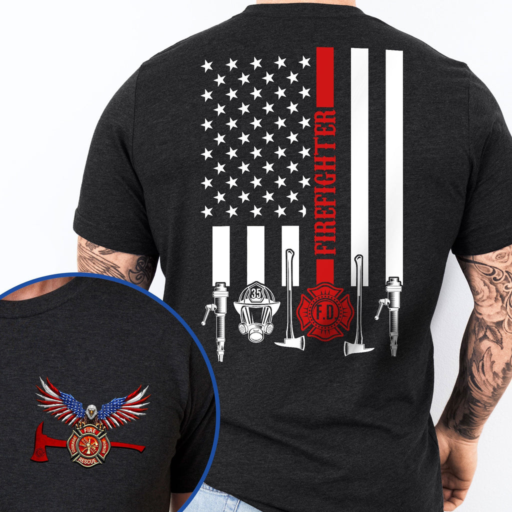 The Thin Red Line American Eagle Firefighter T-Shirt