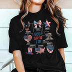 Independence Day, Gift for 4th of july, American Flag, God Says I Am Comfort Colors T-shirt