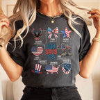 Independence Day, Gift for 4th of july, American Flag, God Says I Am Comfort Colors T-shirt