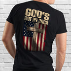 God Christian Cross T-Shirt God's Got My Back T-Shirt
