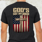 God Christian Cross T-Shirt God's Got My Back T-Shirt